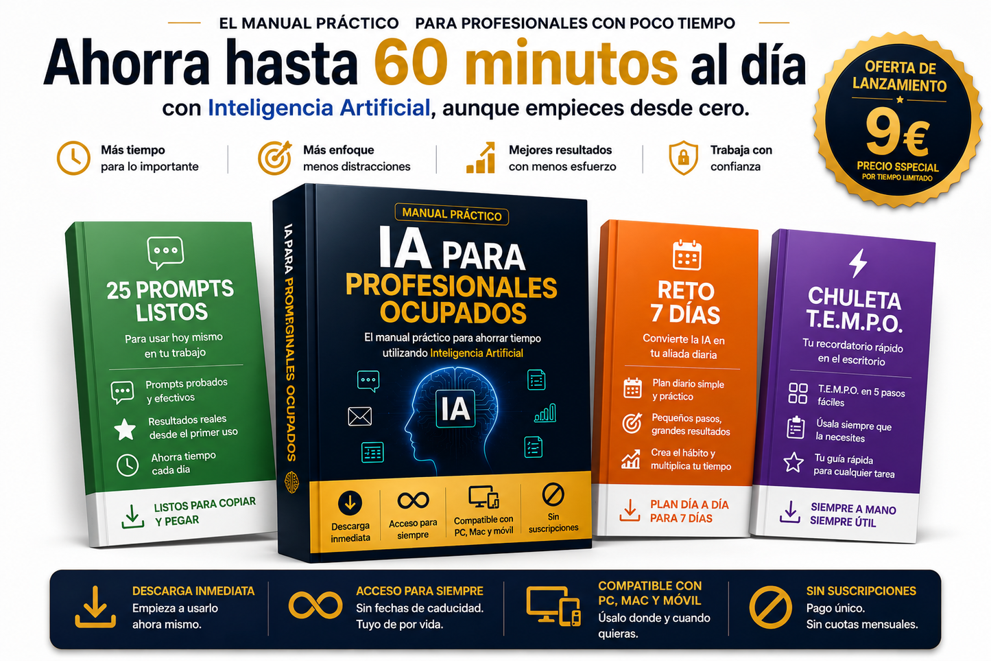 Kit Completo ChatGPT para Profesionales Ocupados